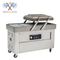 Bespacker DZ400/2SB Industrial automatic gas double chamber vacuum bag packing packaging sealing sealer machine for food
